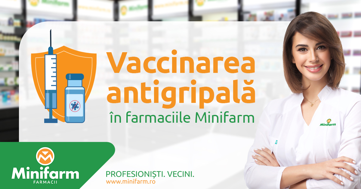 Vaccinare antigripală în farmaciile Minifarm