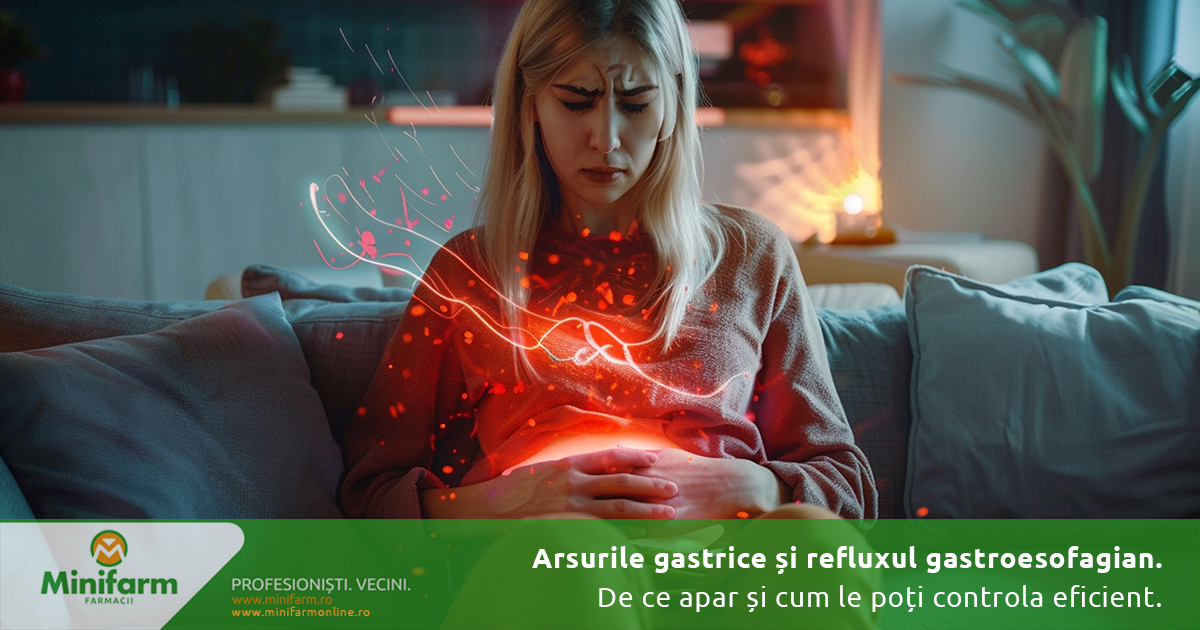 Arsurile gastrice și refluxul gastroesofagian: de ce apar și cum le poți controla eficient