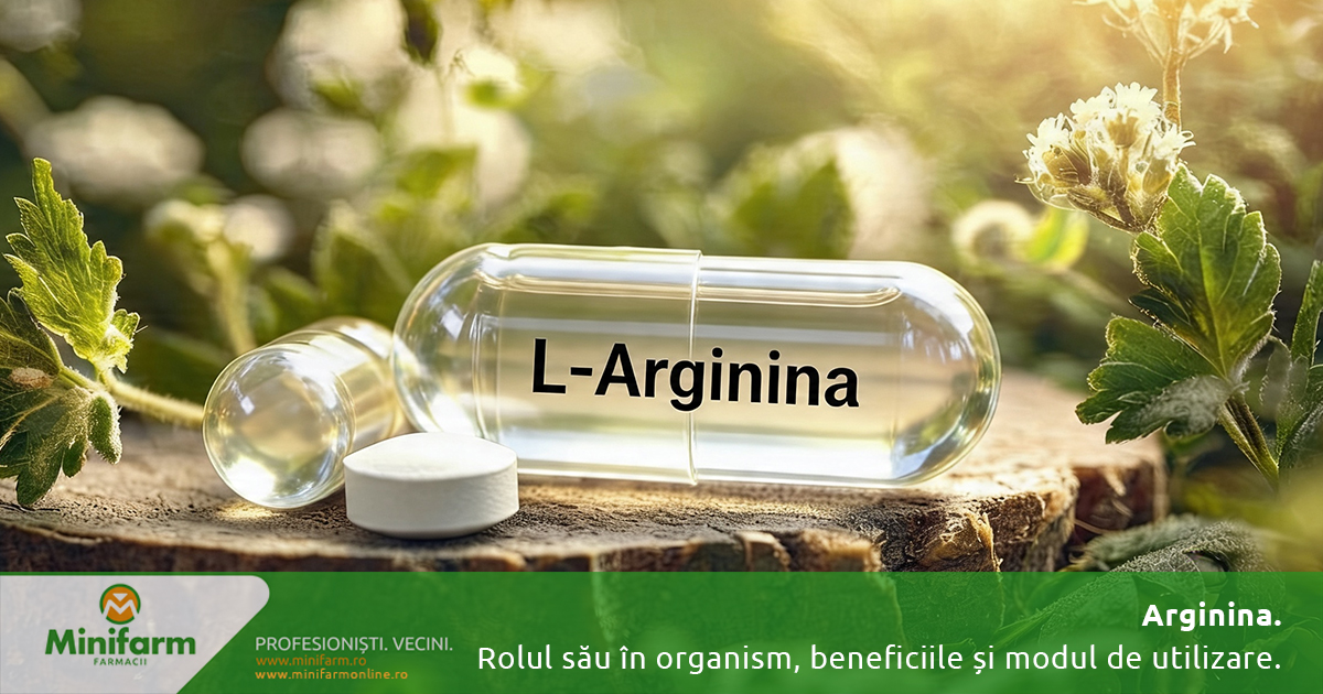 Arginina este un aminoacid important pentru circulație și energie. Află ce este, ce beneficii are și cum poate fi utilizată corect.