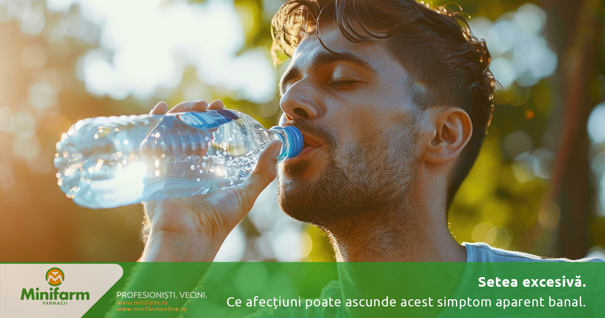 Setea excesivă: când este normală și ce afecțiuni poate ascunde acest simptom aparent banal