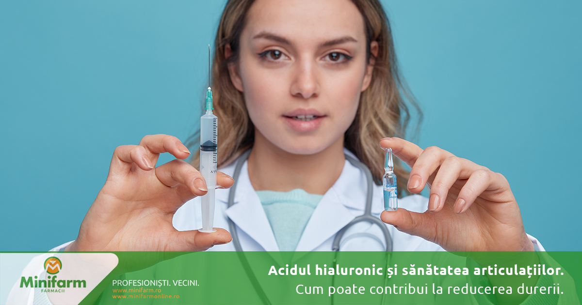 Acidul hialuronic și sănătatea articulațiilor: cum poate contribui la reducerea durerii și îmbunătățirea mobilității