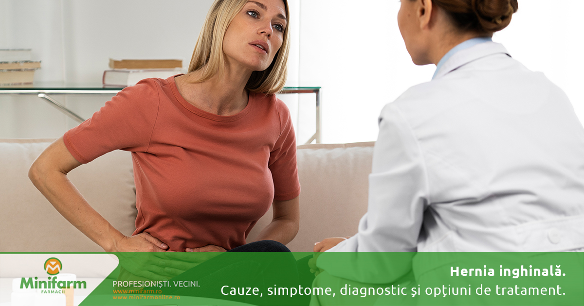 Hernia inghinală: cauze, simptome, diagnostic și opțiuni de tratament