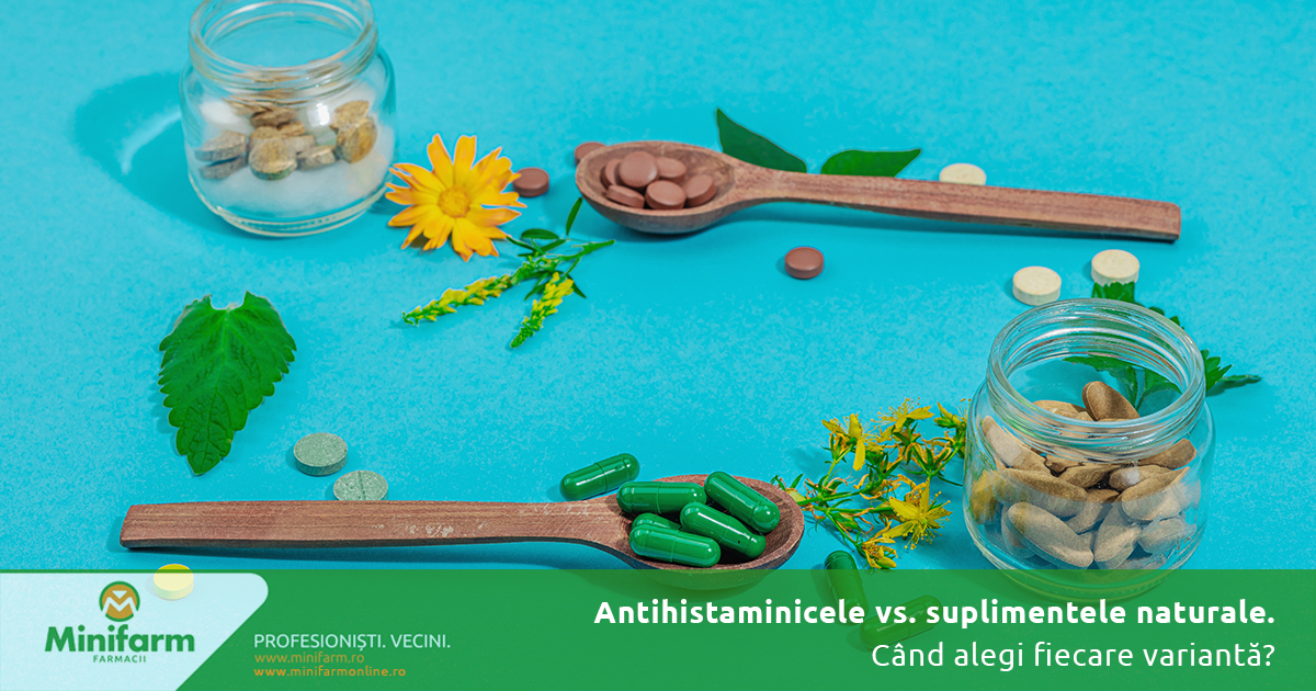 Antihistaminicele vs. suplimentele naturale – când alegi fiecare variantă?